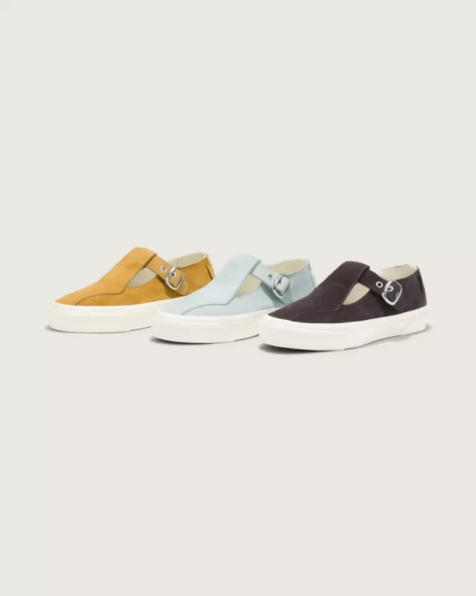 Scarpa Mary Jane in pelle scamosciata di alta qualità