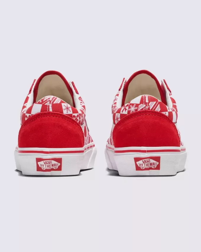 Scarpa Old Skool Holiday Checkerboard personalizzata