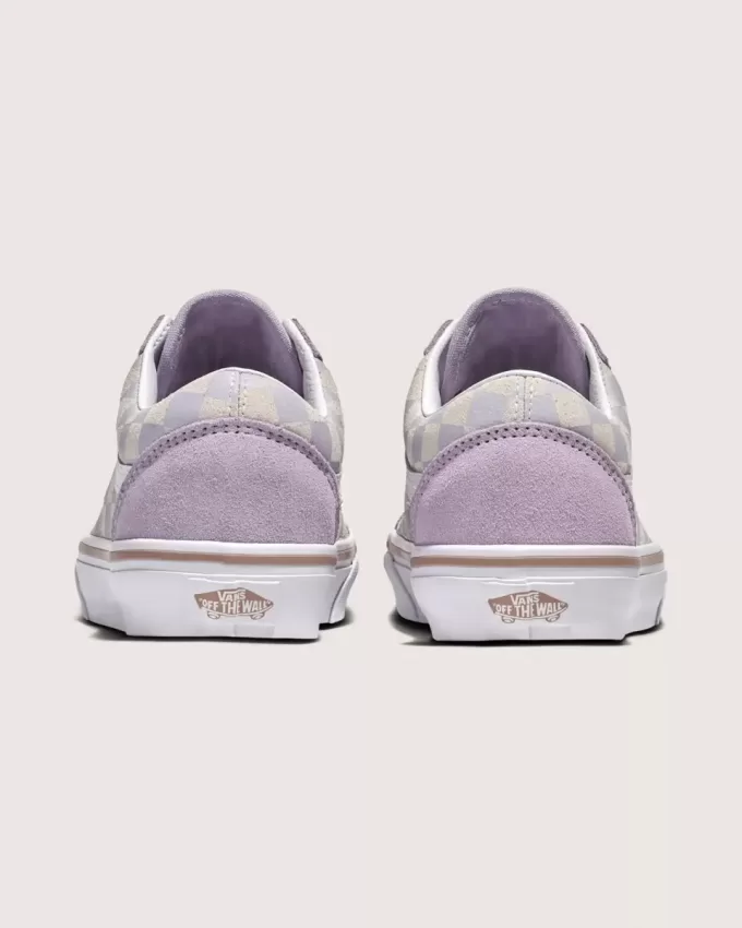 Scarpa Old Skool in pelle scamosciata a scacchi