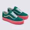 Scarpa Old Skool Platform in pelle scamosciata personalizzata