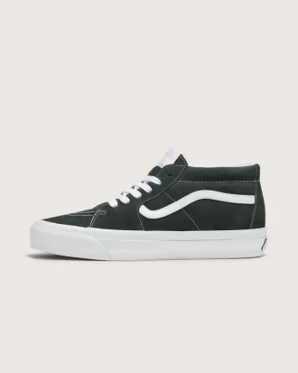 Scarpa Premium Sk8-Mid in pelle scamosciata