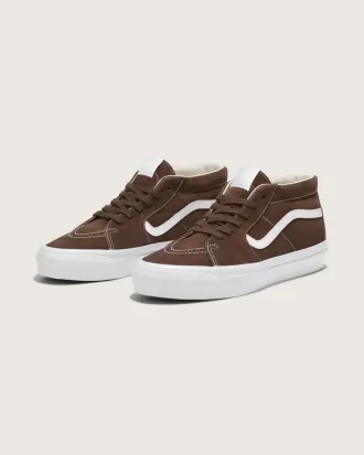 Scarpa Premium Sk8-Mid in pelle scamosciata