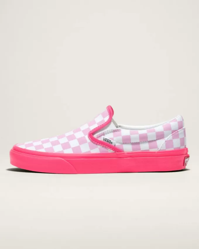 Scarpa slip-on classica a scacchiera Customs