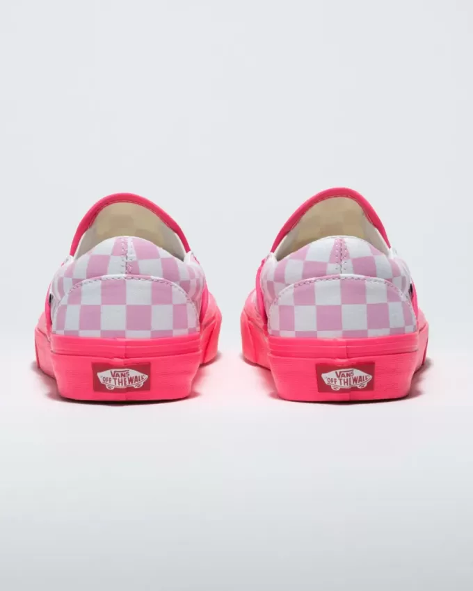 Scarpa slip-on classica a scacchiera Customs