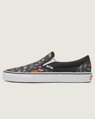 Scarpa slip-on classica personalizzata per Halloween