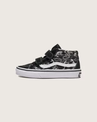 Scarpe Sk8-Mid Reissue V Skeleton per bambini