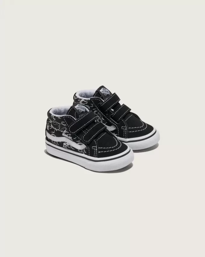 Scarpe Sk8-Mid Reissue V Skeletons per bambini