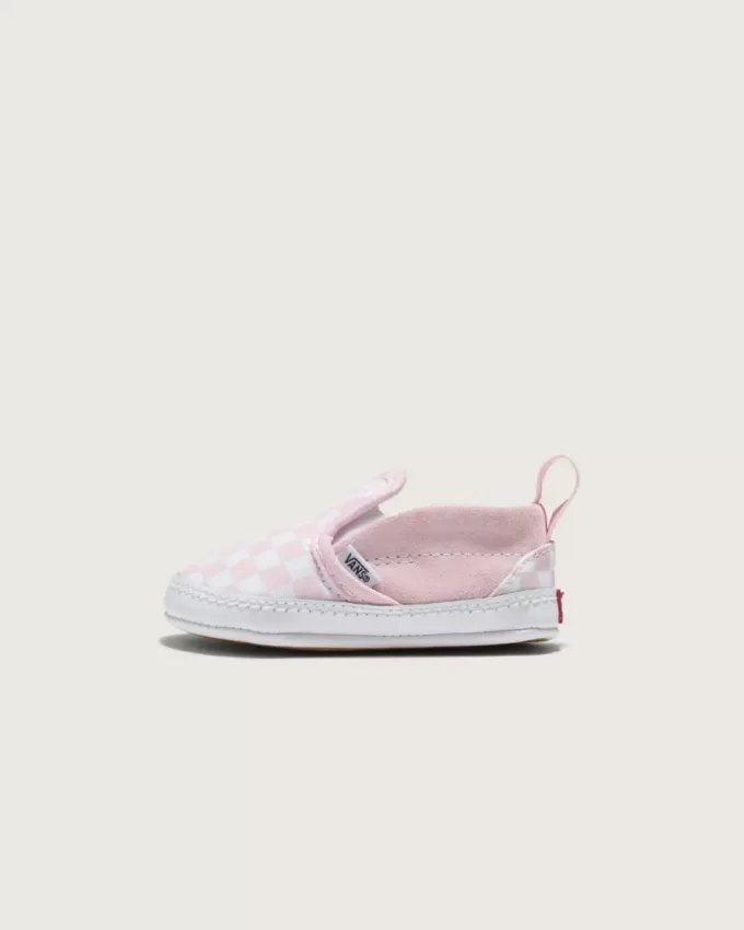 Scarpina a scacchiera per neonati Slip-On V Crib