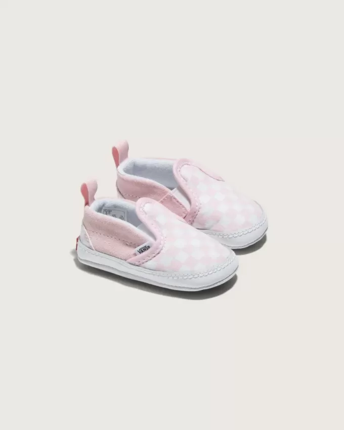 Scarpina a scacchiera per neonati Slip-On V Crib