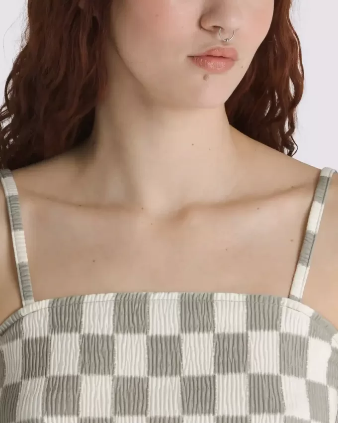 Top a canotta a scacchi Wren